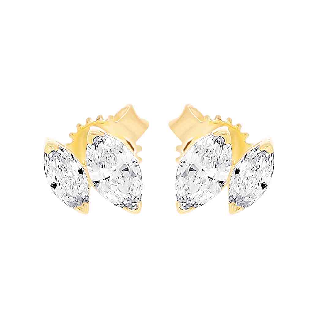 Marquise Diamond Stud Earrings ER22340A 4X2